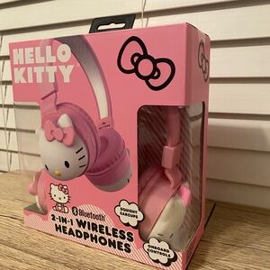 HELLO KITTY 2- IN-1 WIRELESS HEADPHONES